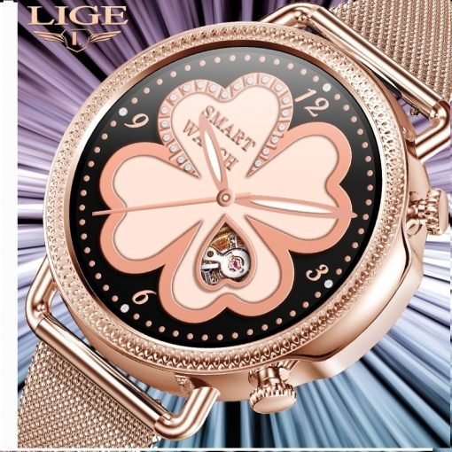 montre cardio femme Lige luxury filigrane
